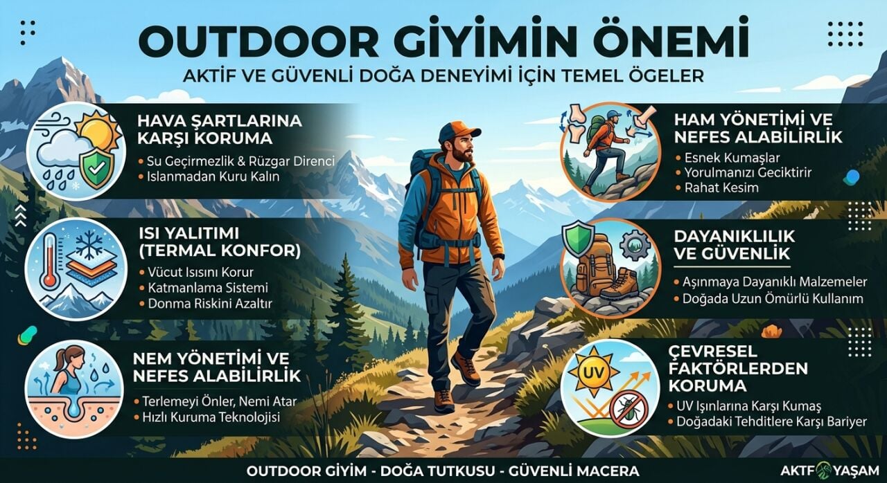 Outdoor Giyim Rehberi:  Doğa Aktiviteleri İçin Doğru Kıyafet Nasıl Seçilir?