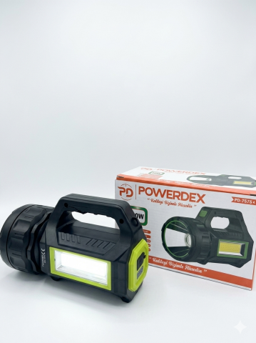 Powerdex PD-7575 Şarj Edilebilir Projektör El Feneri - 10W
