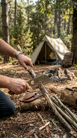 Mand Multi-Blade 4+1 Değiştirilebilir Başlıklı Outdoor Kamp Bıçağı