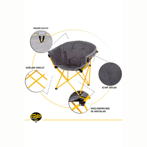 Funky Chairs Moon L Kamp Koltuğu