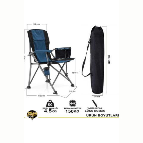 Funky Chairs River Side Katlanabilir Kamp Sandalyesi