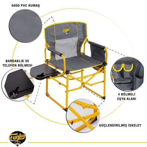 Funky Chairs Extra Katlanabilir XL Kamp Koltuğu
