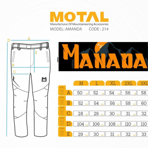 Motal Erkek Pantolon