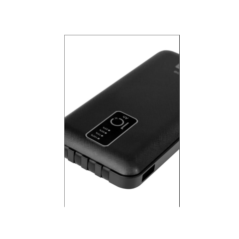 Powerway TX108 Siyah 10.000 mAh Dijital Göstergeli Ekstra Kablolu 4 Çıkışlı Powerbank