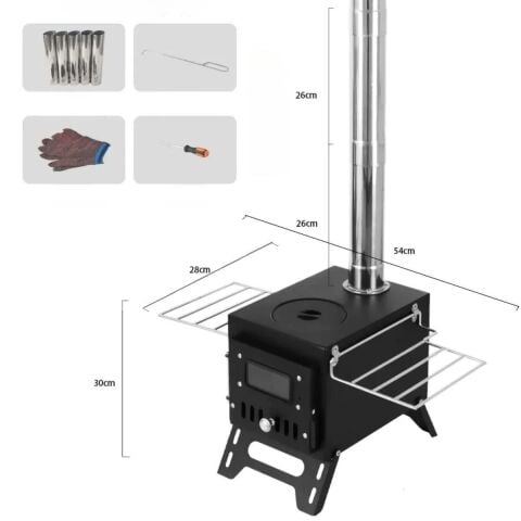 Madfox Woodlander Portatif Katlanır Kamp Çadır Sobası