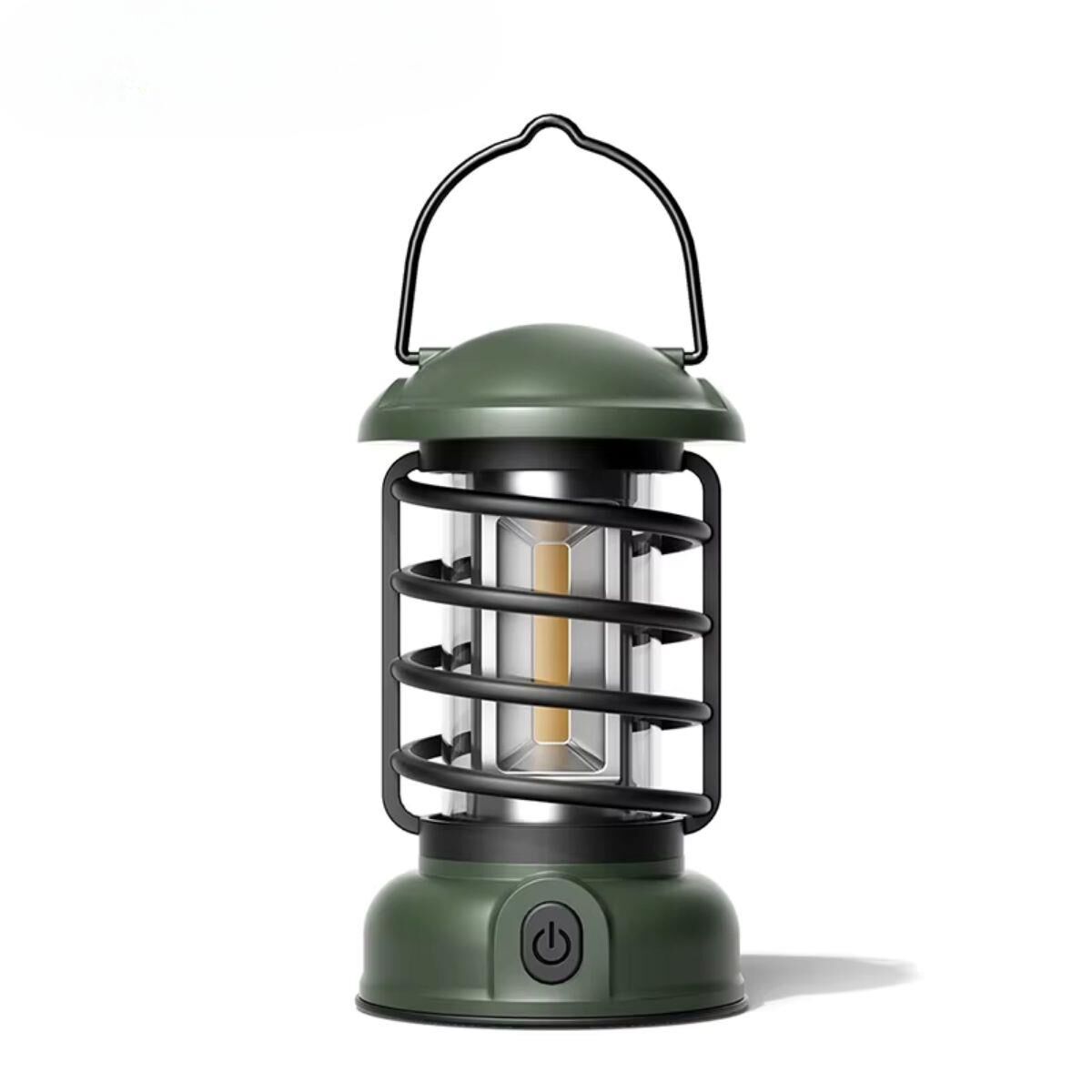 Madfox Vintage Glamping Kamp Lambası 300 Lümen RED