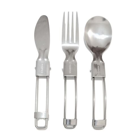 Madfox Heavy Duty 3IN1 Katlanır Çatal Kaşık Bıçak Seti