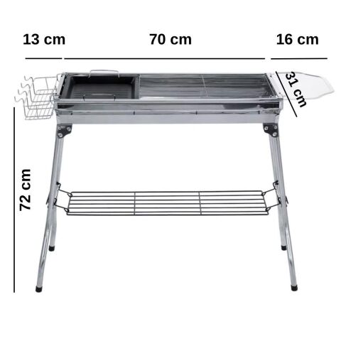 Madfox Grillmate Portatif Katlanır BBQ Mangal