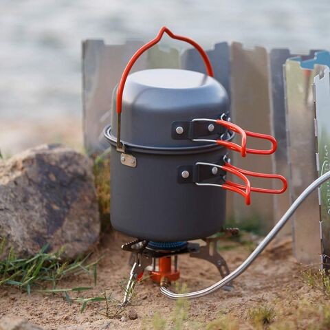 Naturehike 4IN1 Ultralight 2-3 Kişilik Kamp Yemek Pişirme Seti