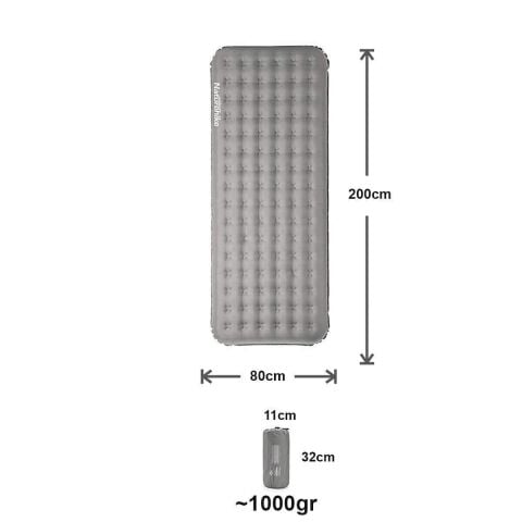 Naturehike TPU Thick Siesta Şişme Kamp Matı Tek Kişilik
