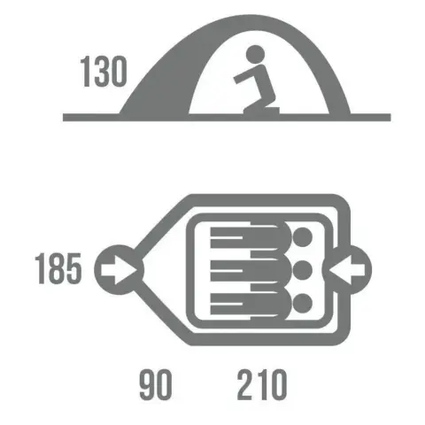 Husky Beast 3 Kişilik Çadır