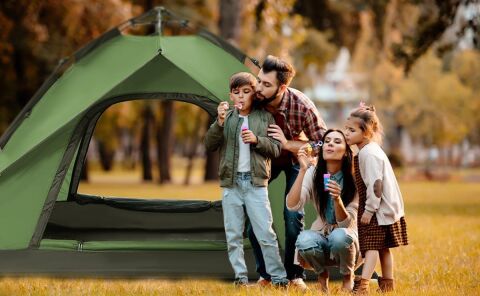 Naturehike 4 Kişilik Otomatik Kamp Çadırı