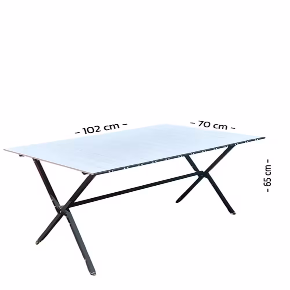 Ramses Premium 6 Kişilik Xl Katlanır Alüminyum Masa