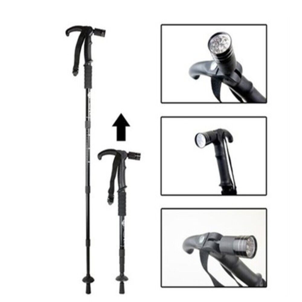 Watton Wt-002 Boya Göre Ayarlı Işıklı Yürüyüş Bastonu