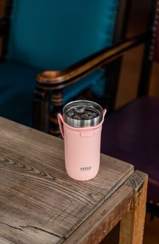 Tyeso SoulMate Tumbler Vakumlu Paslanmaz Çelik Silikon Askı 710ML