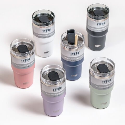 Tyeso TripleTask Termos Vakumlu Yıkanabilir Silikon Pipetli 600ML