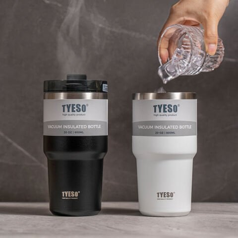 Tyeso TripleTask Termos Vakumlu Yıkanabilir Silikon Pipetli 600ML