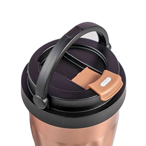 Tyeso Coffe Mug Vakumlu Paslanmaz Çelik Taşıma Kulplu 400ML