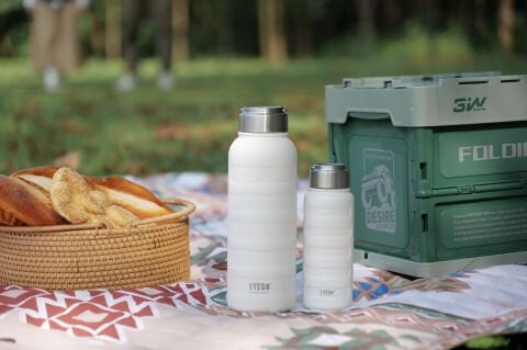 Tyeso Drum Termos Vakumlu Paslanmaz Çelik Taşıma Kulplu 1000ML