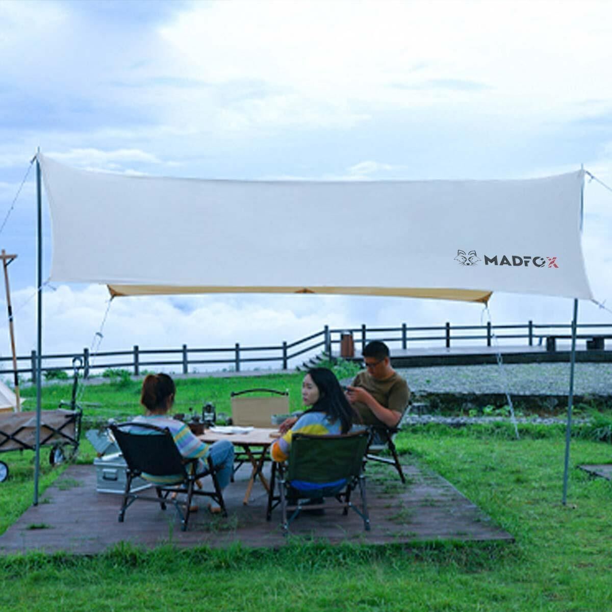 Madfox OEM Tarp 4x3 mt [ Güneş ve Rüzgar Koruma Brandası ]