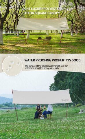 Madfox OEM Tarp 4x3 mt [ Güneş ve Rüzgar Koruma Brandası ]