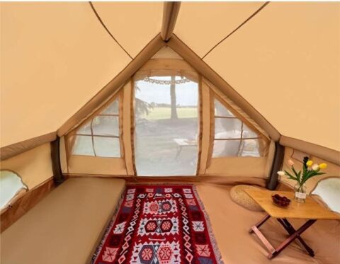 Madfox Burton Glamping Cotton Inflatable Şişme Çadır