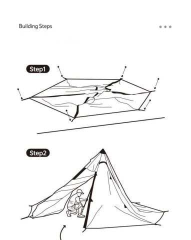 Naturehike Moğol Glamping 4 Kişilik Piramid Çadır