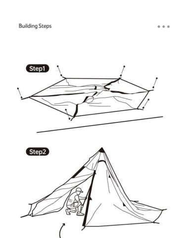 Naturehike Moğol Glamping 4 Kişilik Piramid Çadır