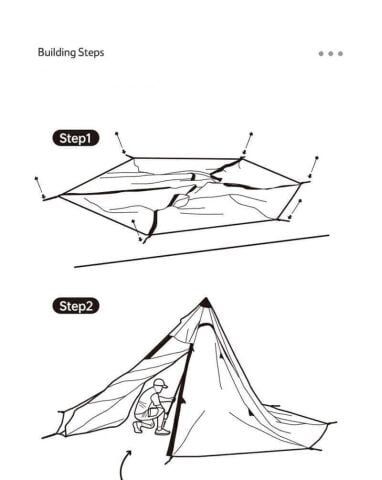 Naturehike Moğol Glamping 4 Kişilik Piramid Çadır