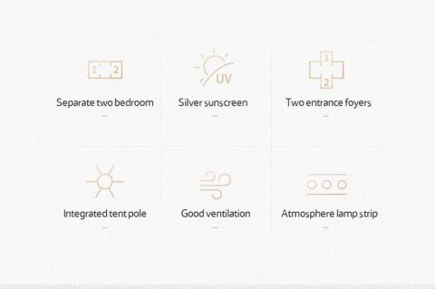 Naturehike Glamping Village 17 Otomatik Kurulum Çadır