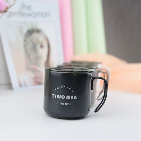 Tyeso Fiery Mug Vakumlu Paslanmaz Çelik  Termal Kapaklı 350ML