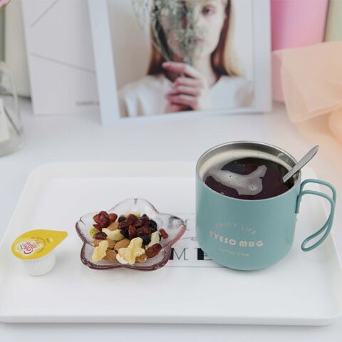 Tyeso Fiery Mug Vakumlu Paslanmaz Çelik  Termal Kapaklı 350ML