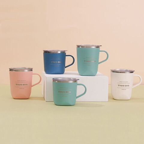 Tyeso Cubic Mug Vakumlu Paslanmaz Çelik  Termal Kapaklı 300ML