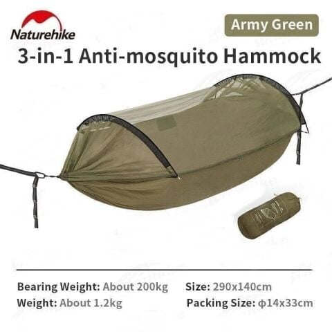 Naturehike DC-C06 Flyingboat-02 3IN1 Cibinlikli Sivrisinek Önleyici Hamak