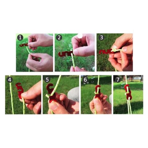 Naturehike 3 Delikli Tokalı 12 mt Kamp Çadırı Rüzgar Halatı