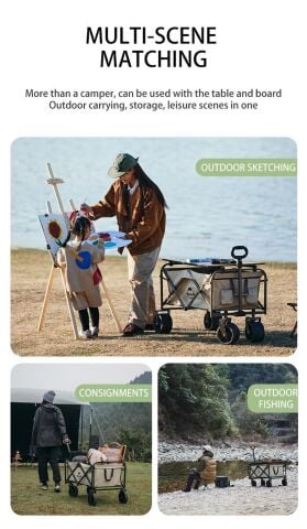 Naturehike Çok Amaçlı Katlanır Taşıma Arabası [Vagon]