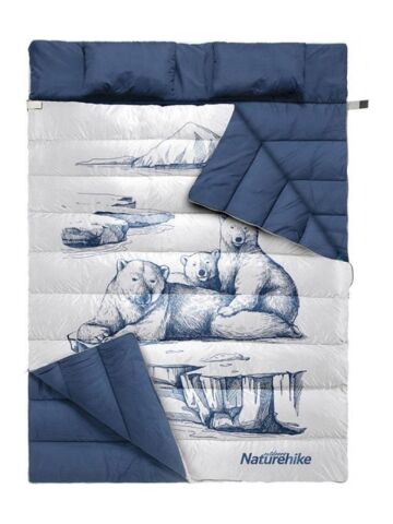 Naturehike Zarf Tarzı Yastıklı Çift Kişilik Pamuklu Uyku Tulumu