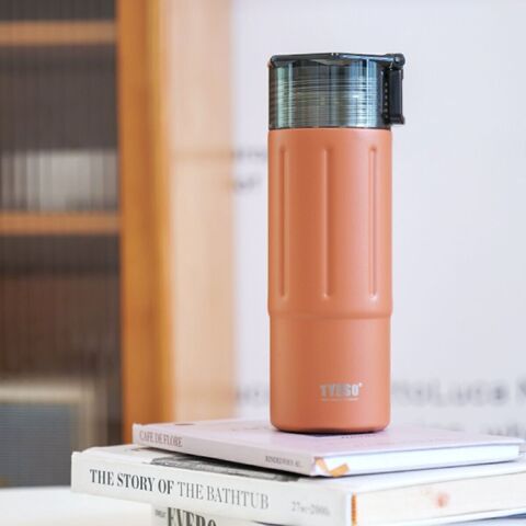 Tyeso Tritan Termos Vakumlu YalıtımlI Çift Kapaklı Kulplu 600ML