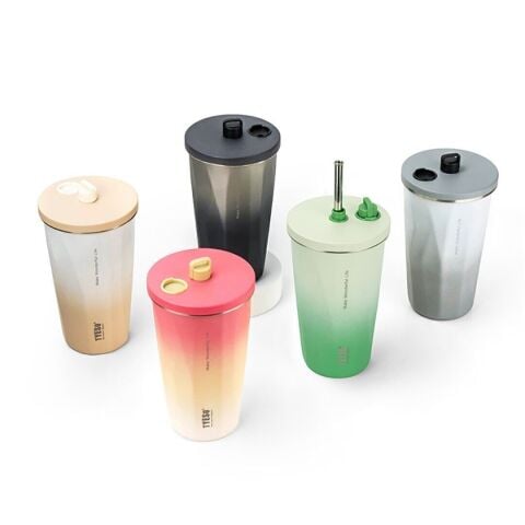 Tyeso Candy Tumbler Vakumlu Paslanmaz Çelik Termos 600 ML