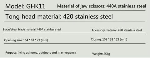 Grand Harvest GHK11-H Active Multi Tool