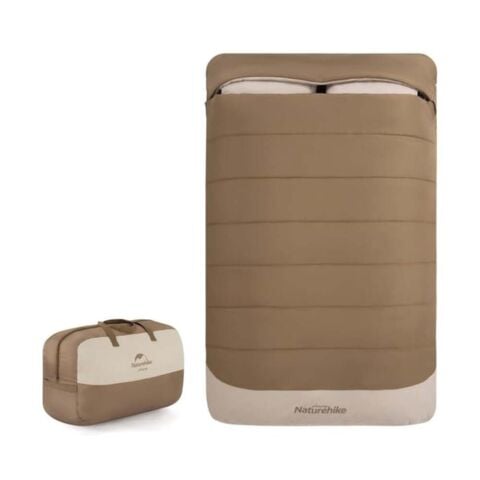 Naturehike Çift Kişilik Kahverengi Uyku Tulumu