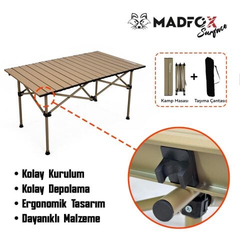 Madfox Surface Katlanır Kamp Masası