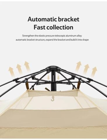 Naturehike WC & Duş & Giyinme Çadırı [ Otomatik Kurulum - İki Odalı ]