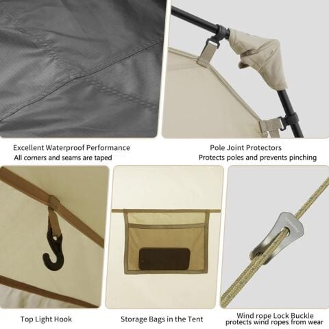 Naturehike Glamping Village 13 Otomatik Kurulum Çadır