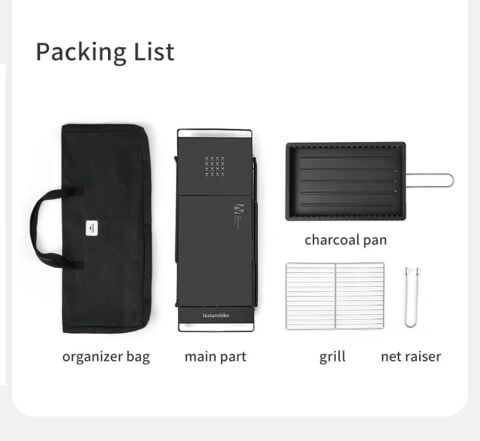 Naturehike Grill Barbecue + Karlanabilir Masalı