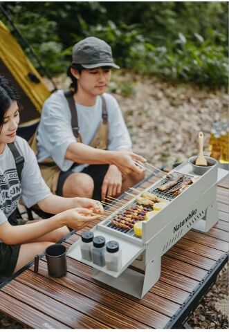 Naturehike Grill Barbecue + Karlanabilir Masalı