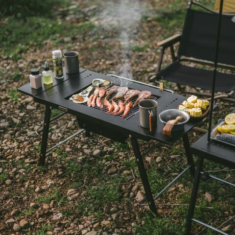 Naturehike IGT Multifunctional Travel Barbecue + Katlanabilir Masalı