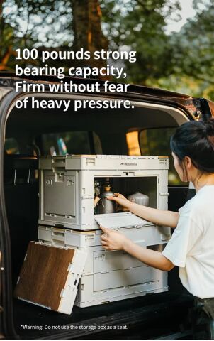 Naturehike Ling yue L Kapaklı Katlanır Saklama Kutusu [ Seyahat Organizatörü ]