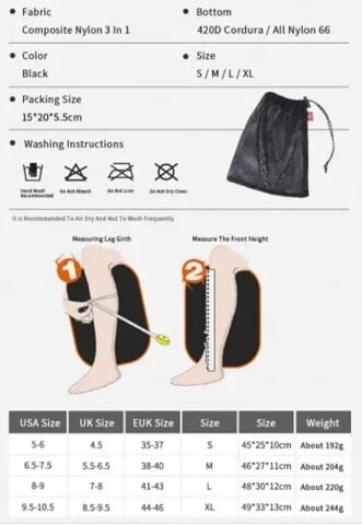 Naturehike Snow Fox Outdoor High-Tube Tozluk + Kum Ayakkabısı