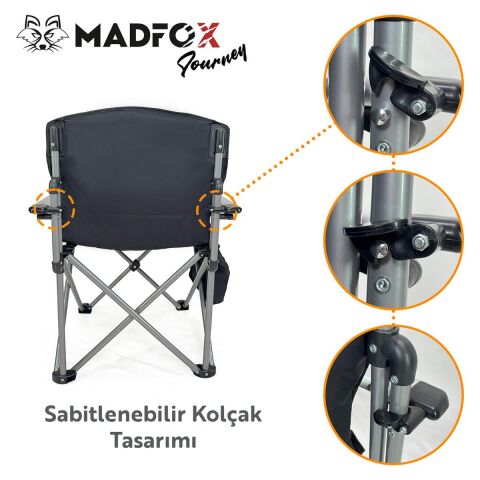 Madfox Journey Katlanır Kamp Sandalyesi